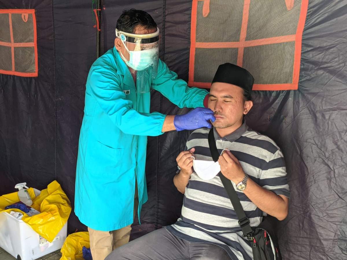 Masyarakat Antusias Ikuti Swab Antigen Gratis di Alun-alun Purwokerto, Ini Cara Daftarnya