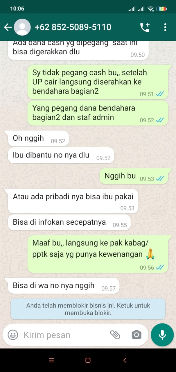 Baru Dilantik, Nama Sekda Purbalingga Dicatut Penipu, Ini Pesan di Chat WA