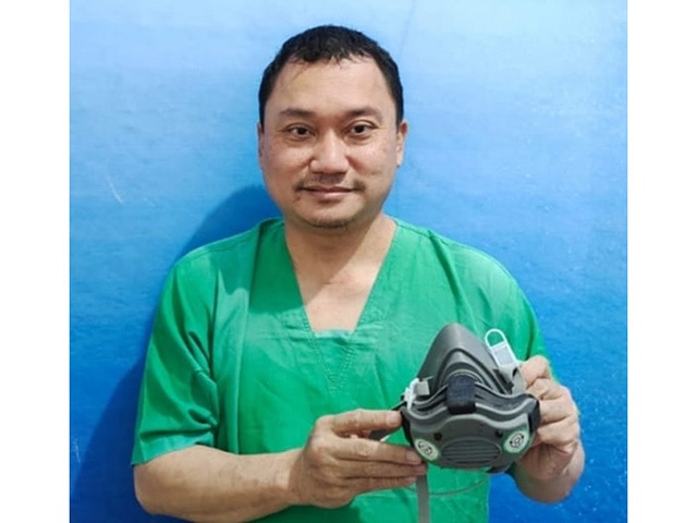 Dokter Agus Ujianto Buat Masker Pereda Sesak Napas Portabel, Dilengkapi Baterai dan Mudah Dibawa