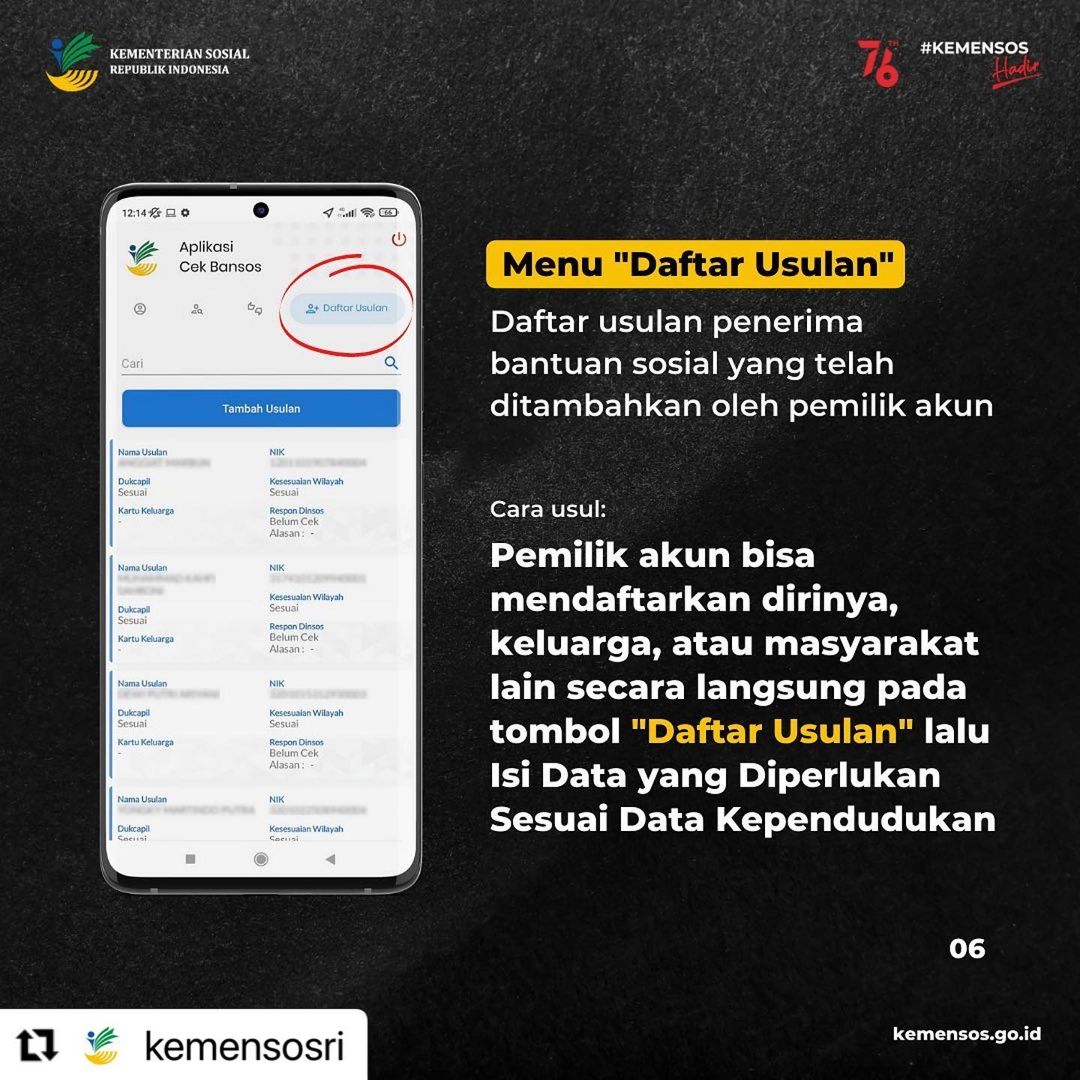 Ini Cara Usul-Sanggah, Bisa Mendaftar Jika Layak Menerima Bantuan Sosial, Atau Melaporkan Jika Ada Penerima Ba
