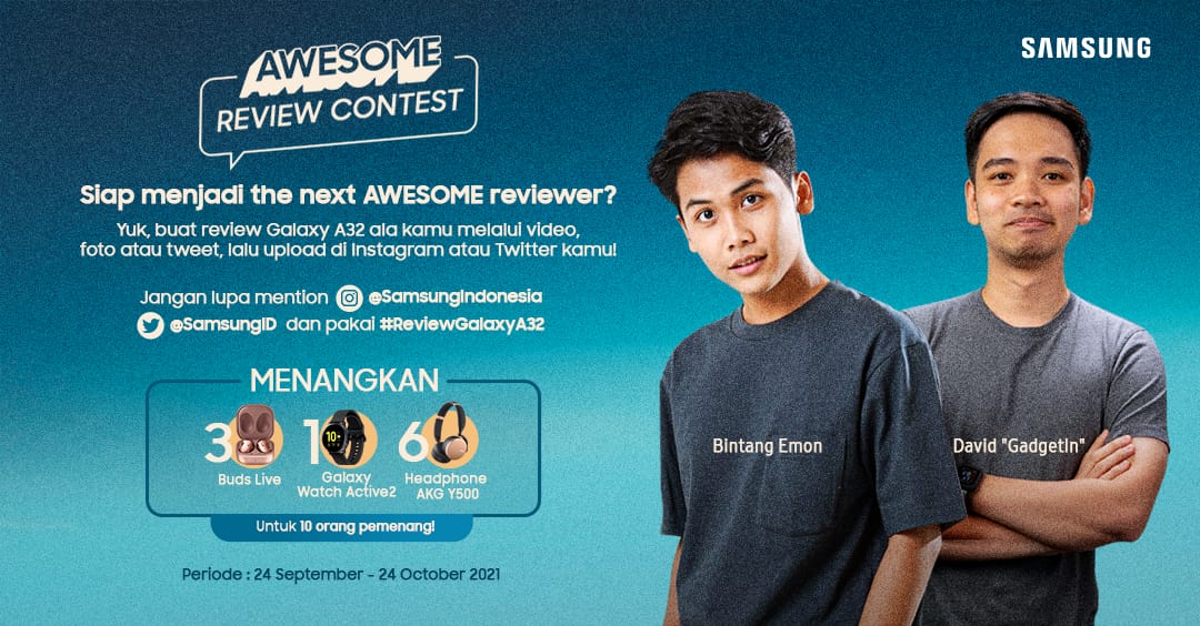 Jangan Ngaku Kreatif Kalau Belum Ikutan Awesome Review Contest Bareng Galaxy A32