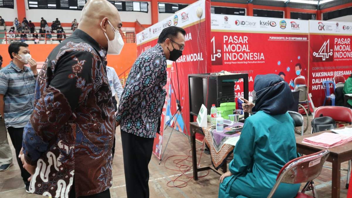 Rangkaian HUT Pasar Modal Indonesia ke-44, Ikut Tanggulangi Penanganan Covid-19 dengan Pengadaan Vaksinasi di 