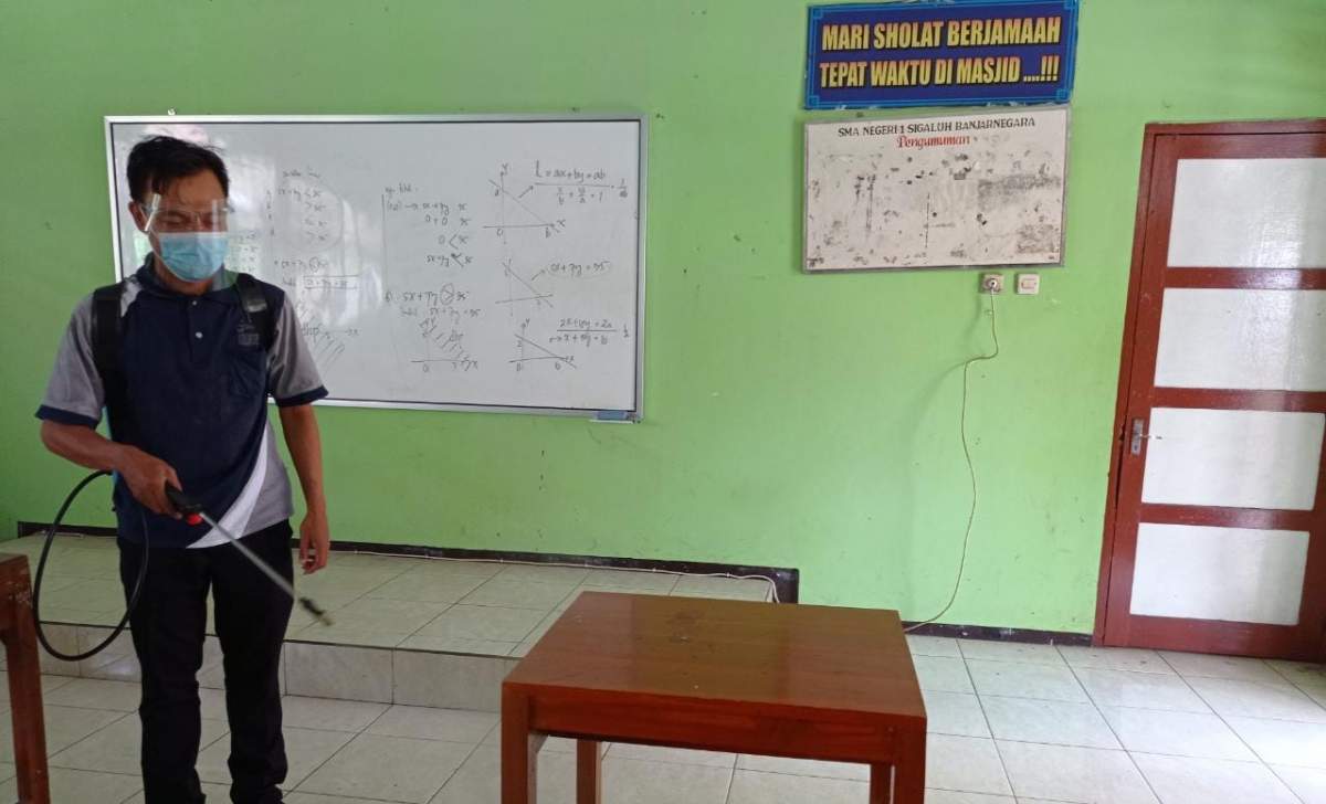 SMA di Banjarnegara Siap-Siap PTM