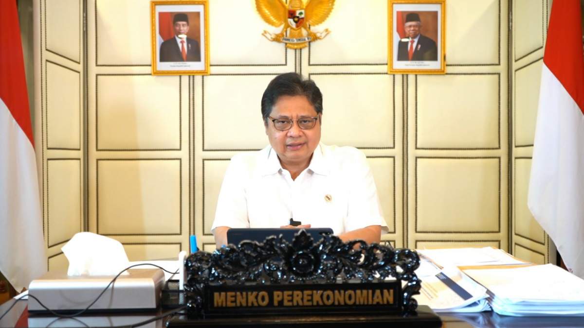 Menko Airlangga: Keberhasilan Atasi Pandemi Bantu Wujudkan Visi Indonesia 2045