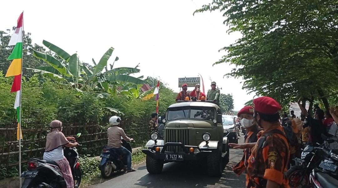 Atinna Nur Kamil, Peraih Emas PON, Pemecah Rekor PON Asal Pengebatan, Disambut dan Diarak Keliling Kecamatan