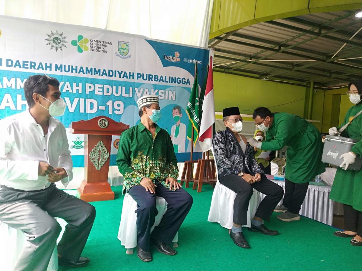 PDM Purbalingga Sukses Gelar Vaksinasi Covid 19, Awali Rangkaian Milad ke-109