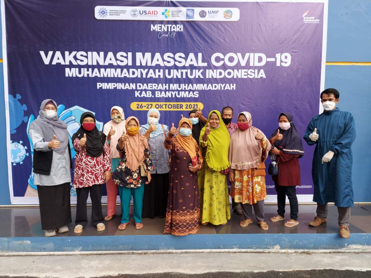 Vaksin Muhammadiyah Banyumas, Jemput Bola Para Lanjut Usia