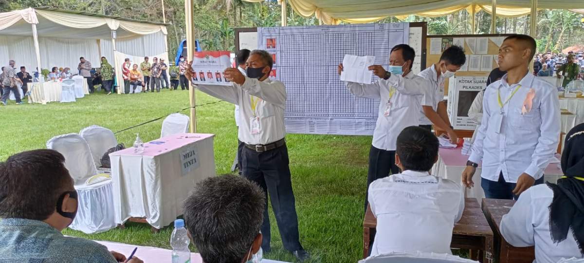 Pelaksanaan Pilkades di Banjarnegara, Ini Hasil Rekapitulasi Sementara