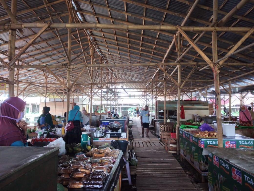 Kerap Becek, Bedeng Pasar Pon di Lapangan Rejasari Dipasang Deck, Pembangunan Ditarget Selesai 25 Desember