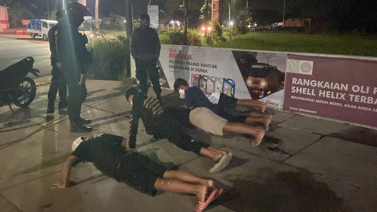 Nongkrong Hingga Malam Hari, 10 Pemuda Digaruk Tim Raimas Samapta Polres Banjarnegara