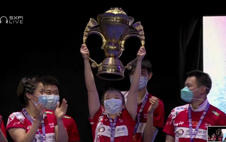 Tiongkok Kembali Menangi Sudirman Cup, Amankan Gelar Ke-12 Kali