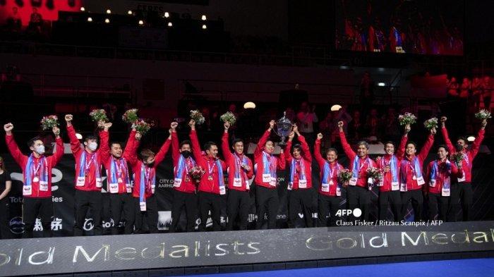 Kalahkan China 3-0, Piala Thomas Kembali ke Indonesia