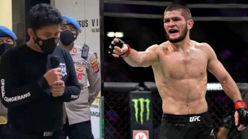 Tagar #Smackdown Viral Karena Polisi Banting Mahasiswa, Akun @TeamKhabib Ditag Biar Tanding ke Indonesia