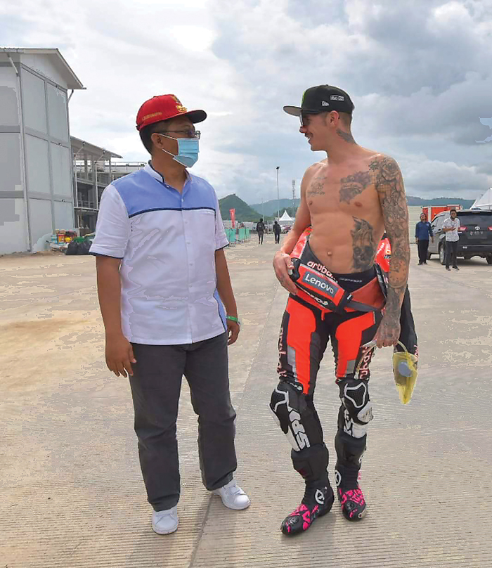 Kenangan Indah Tersisa Pembalap Scott Redding di Mandalika, Tato di Perut Bagian Kiri sebagai Pengingat