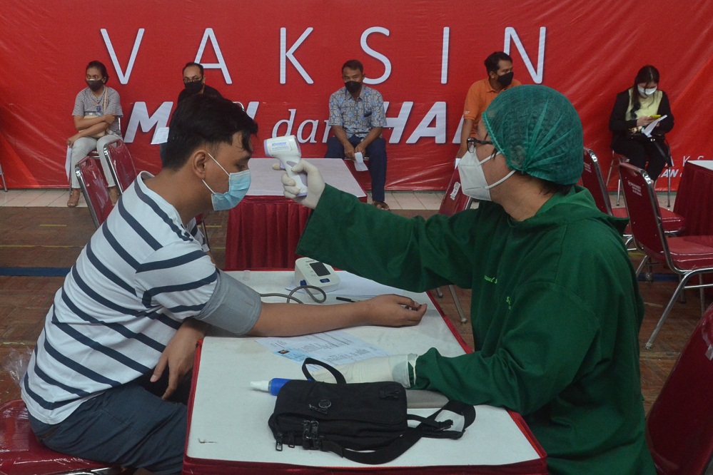 Baru 19.195 Pekerja di Banyumas yang Divaksin