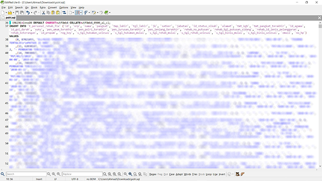 Data Polri Dilaporkan Bocor