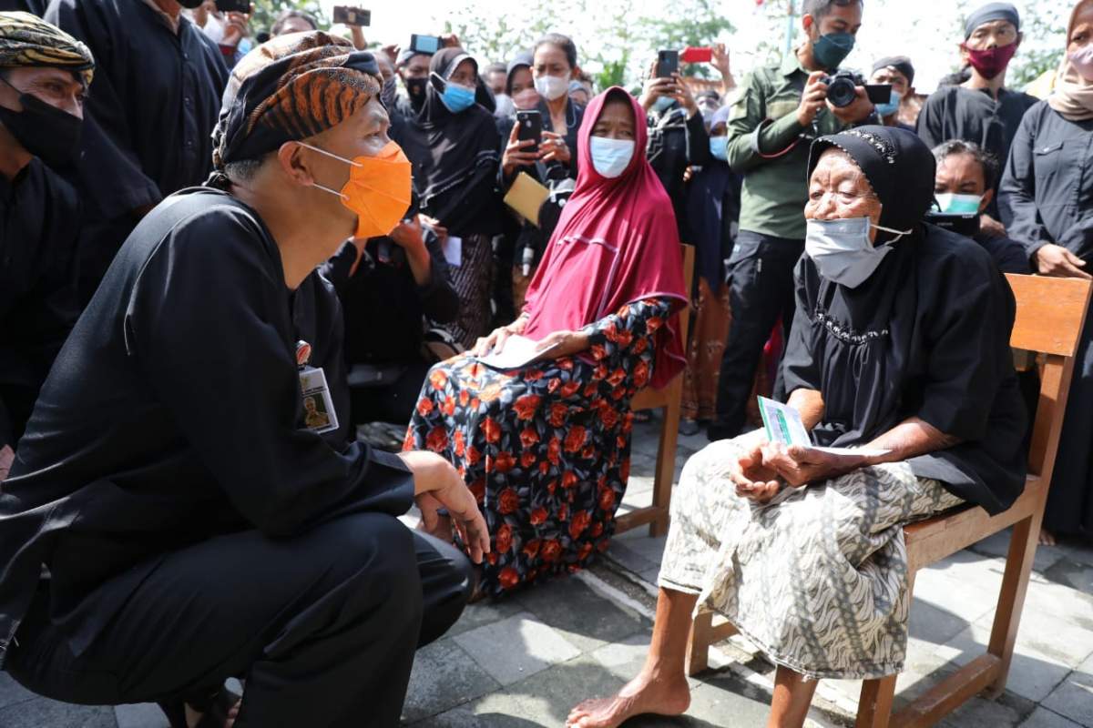 Ganjar Silaturahmi ke Sedulur Sikep Samin, Bangun Akses Air Bersih