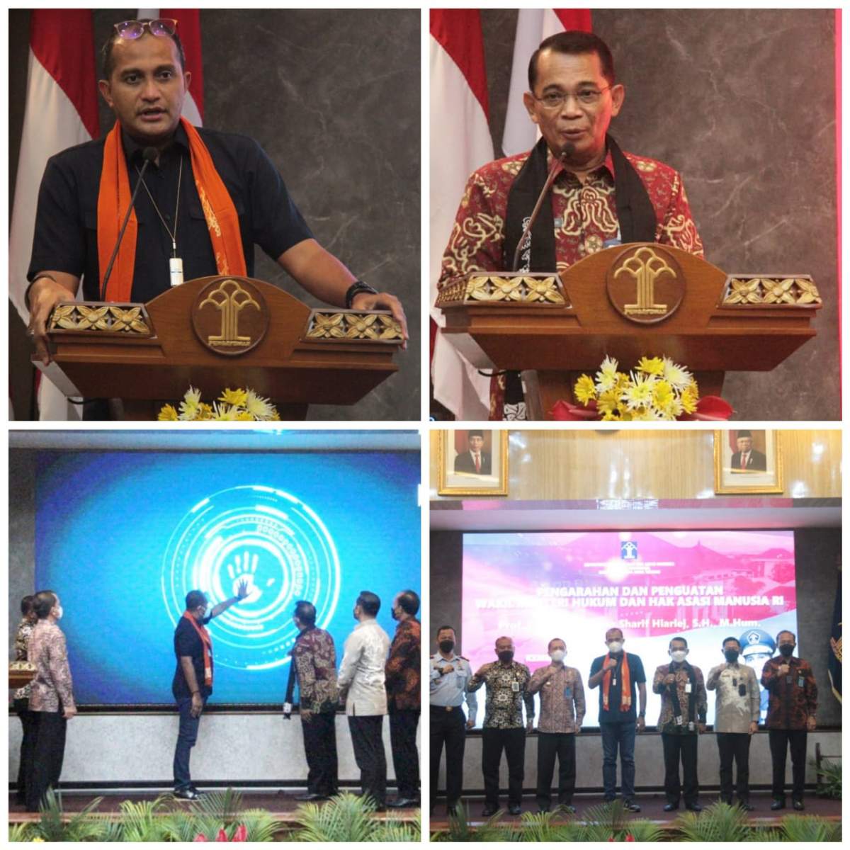Wakil Menteri Hukum dan HAM Resmikan Inovasi SIHAMDU dan SILAK Milik Kemenkumham Jawa Tengah