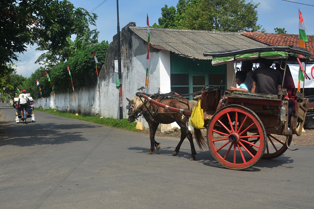 Pasar di Kota Tua Banyumas Mulai Beroperasi, Kusir Kecipratan Rezeki