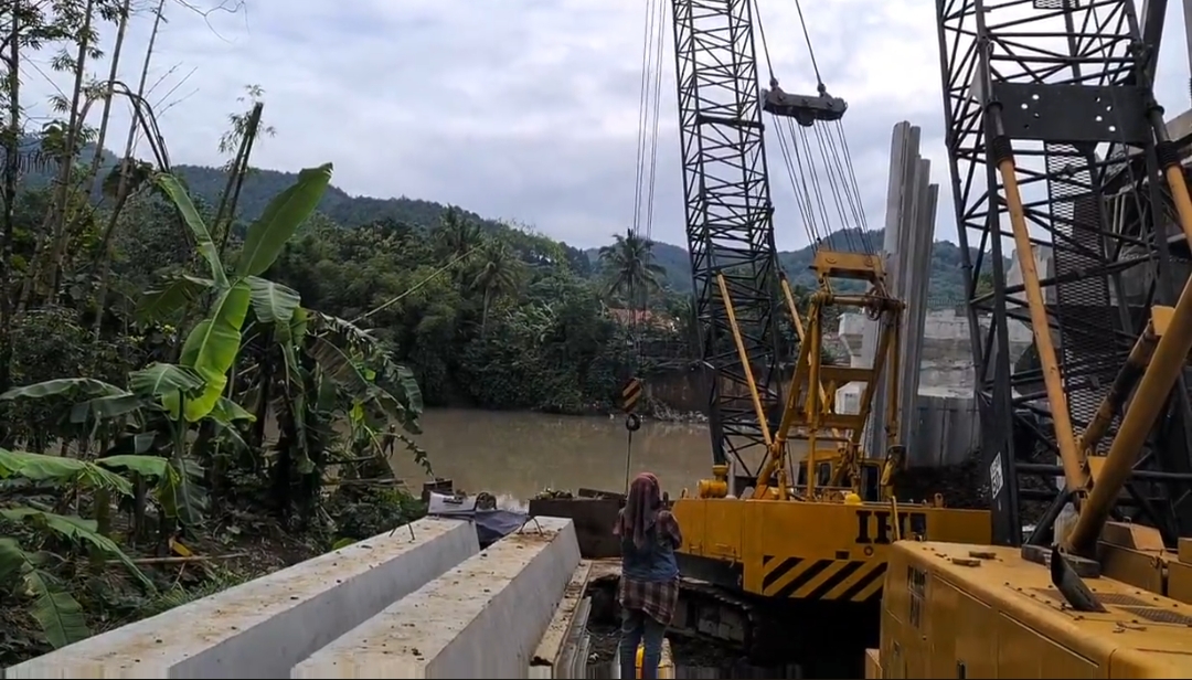 Pembangunan Jembatan Pegalongan Mandirancan Capai 55 Persen, DPU: Ubah Metode Kerja Untuk Percepatan