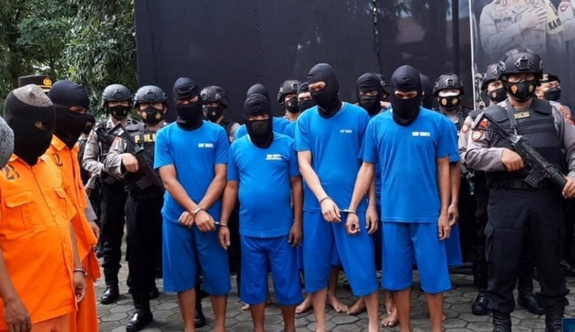 Delapan Pelaku Pencurian di Banjarnegara Ditangkap