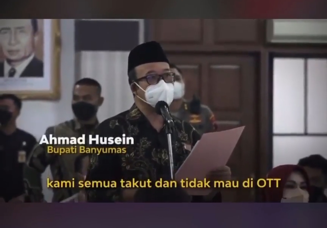 Beredar Video 24 Detik Bupati Banyumas Usulkan Kepala Daerah Tidak di OTT KPK, Begini Klarifikasi Bupati Husei