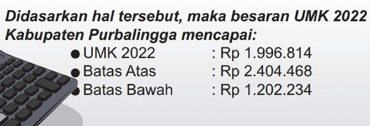 Menanti Kepastian UMK 2022 Purbalingga, Persentase Kenaikan Masih Dihitung