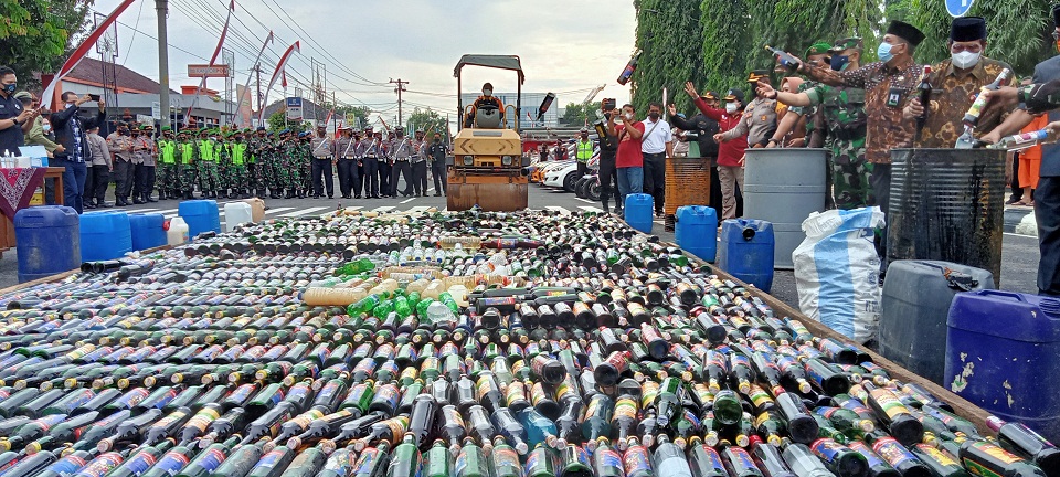 4.000 Botol Miras Dislender, Kapolres Purbalingga Tegaskan Tak Ada Penyekatan Hanya Pendataan