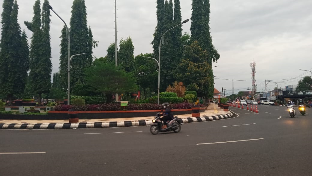 Ruang Publik Steril Kerumunan, Meski Tak Ada Penyekatan Saat Malam Pergantian Tahun di Purbalingga