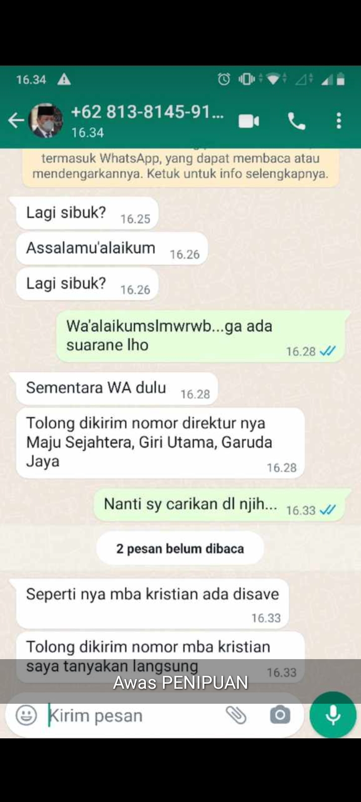 Nama Direktur RSUD dr Goeteng Dicatut Oknum Penipu