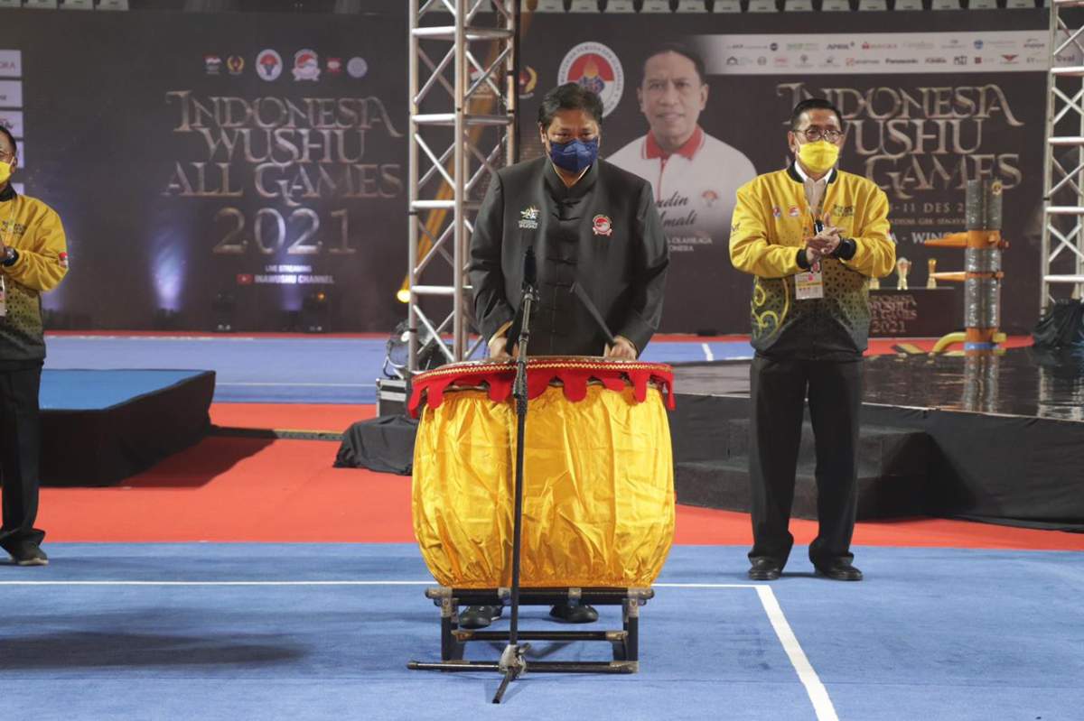 Demi Prestasi Wushu Indonesia, Ketum PB WI Airlangga Hartarto Akan Bangun Pusat Pelatihan Wushu Sendiri