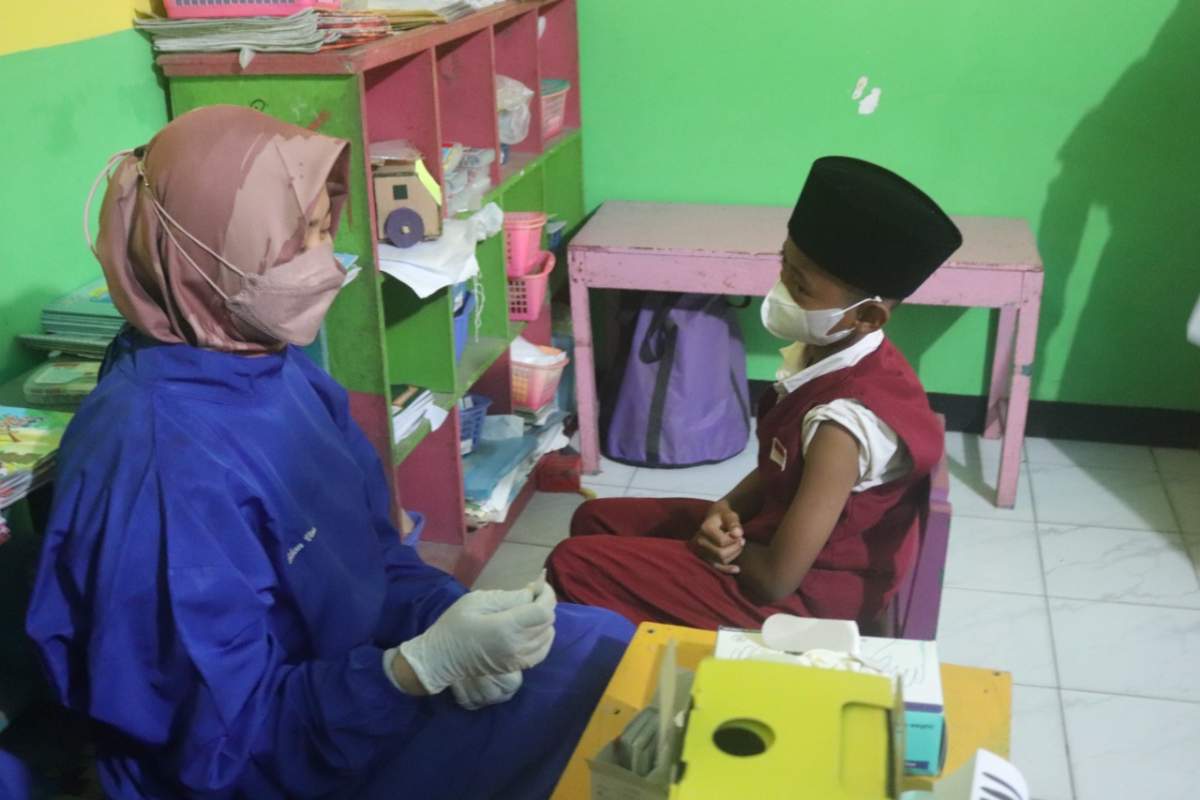 Vaksinasi Anak Usia 6-11 Tahun Dimulai di Banyumas