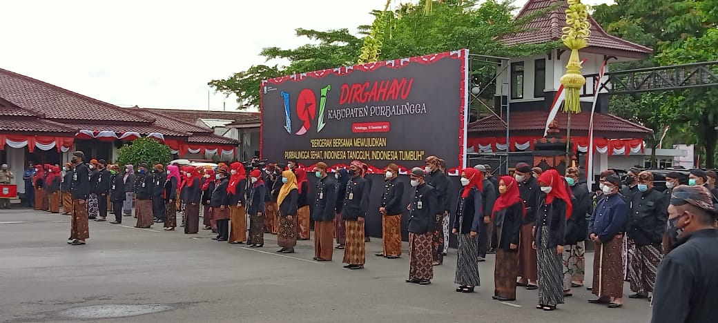 Unik, Upacara Peringatan Hari Jadi Purbalingga ke 191 Gunakan Bahasa Jawa