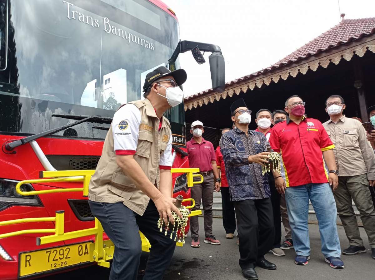 Dilaunching, Trans Banyumas Koridor Satu Terminal Ajibarang - Pasar Pon, Mulai Beroperasi Hari Ini