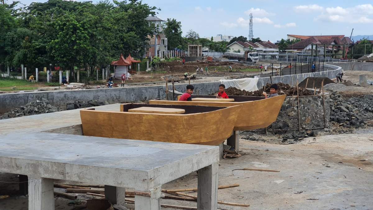 Taman Apung Mas Kemambang Purwokerto Bakal Spektakuler