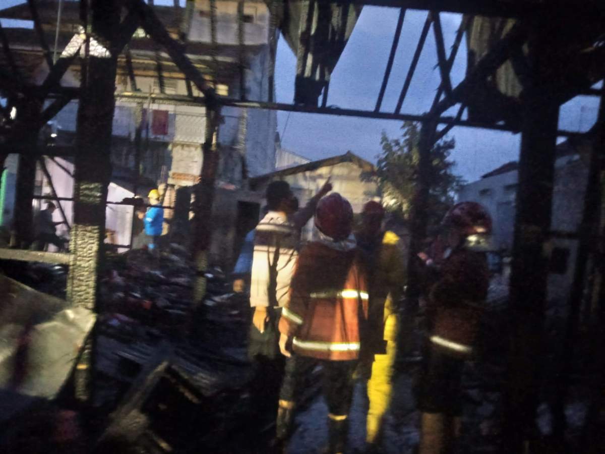 Satu Rumah di Majapura Bobotsari Ludes Terbakar Akibat Korsleting Listrik