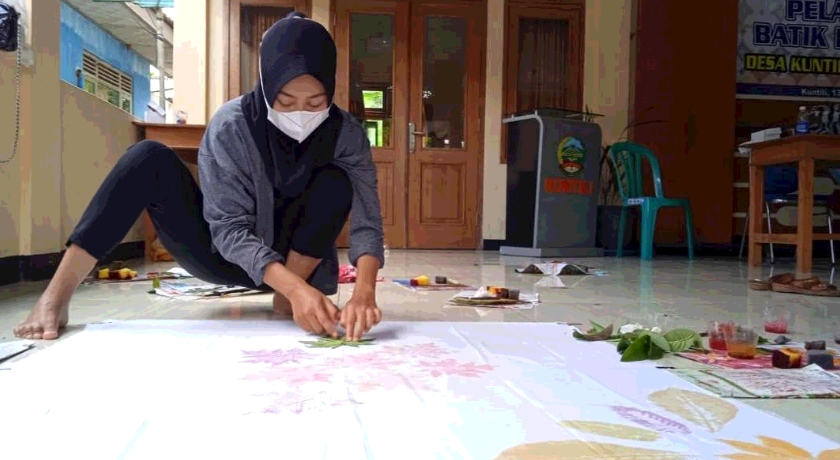 Batik Lampas Godong Lahir di Tengah Pandemi, Pelatihan di Desa Kuntili Sumpiuh