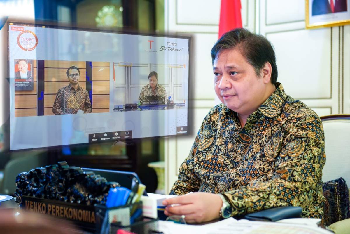 Menko Airlangga: ‘Rem dan Gas’ Terus Dijaga Agar Pemulihan Ekonomi Tidak Terganggu