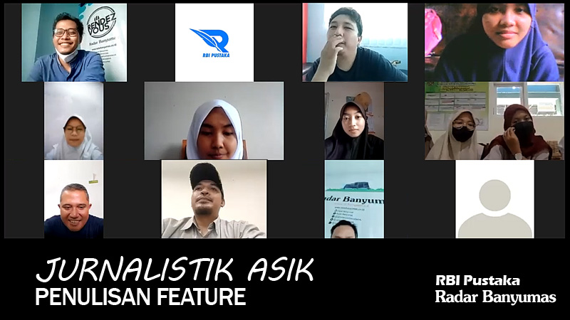 Pelatihan Jurnalistik Asik RBI Pustaka - Radar Banyumas Dimulai