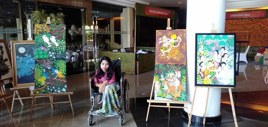 The Able Art, Bangun Akses untuk Seniman Penyandang Disabilitas, Lengan Makin Lemah, Tapi Motivasi Makin Menya