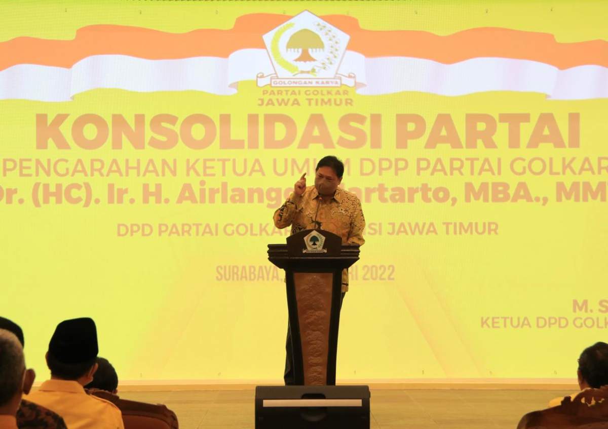 Airlangga Puji Kerja Sama Golkar dengan Gubernur Khofifah