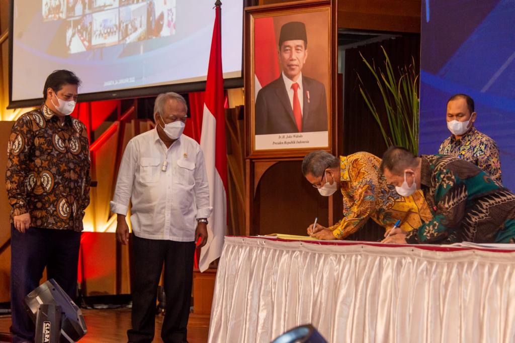 Menko Airlangga Apresiasi Percepatan Pembangunan dan Penyediaan Infrastruktur Pertumbuhan Ekonomi Nasional