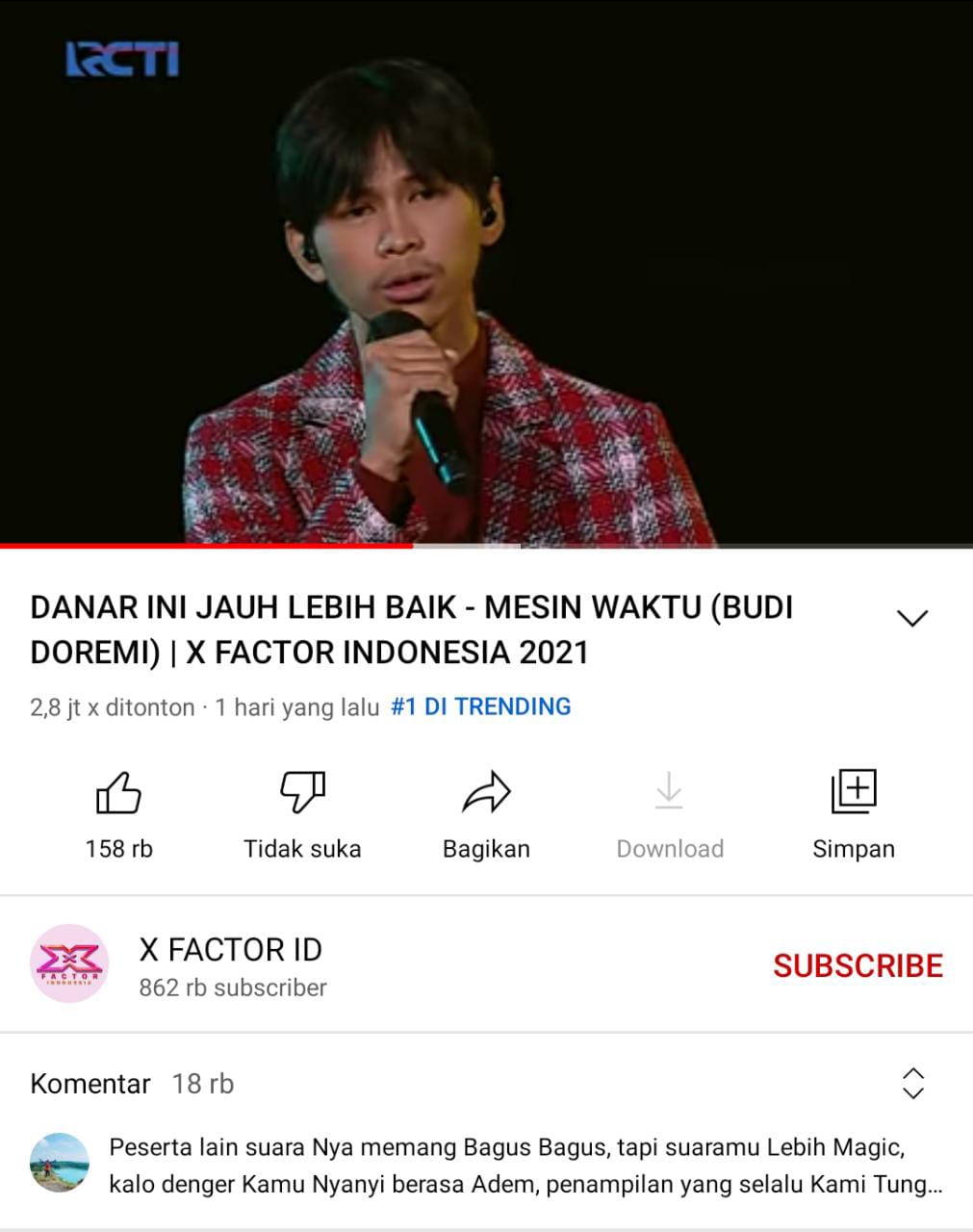 Ditrending 1 Lagi, Danar Widianto: Sudah Tidak Bisa Berucap Aku