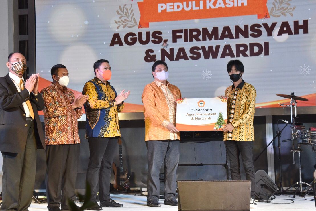 Rayakan Natal PPK Kosgoro 1957, Airlangga Minta Kader Berjuang Demi Rakyat