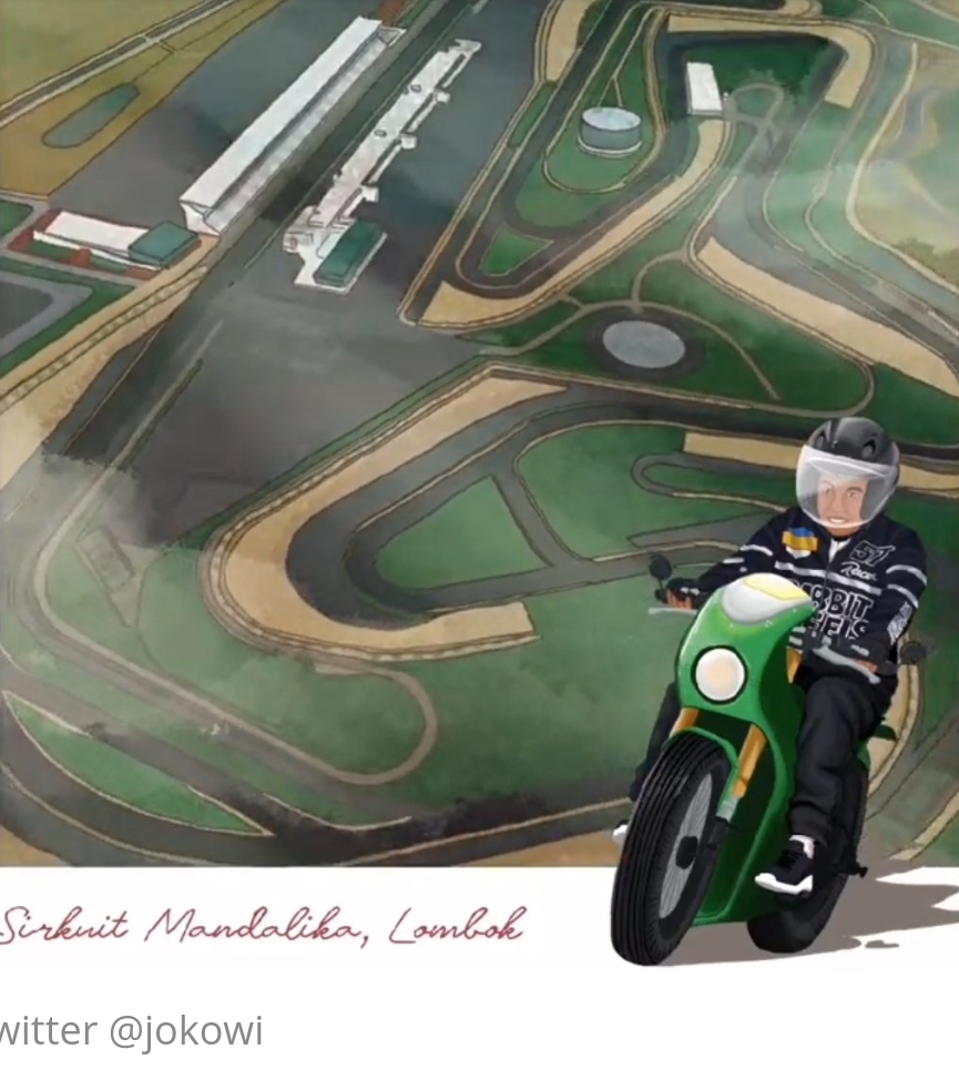 Jokowi Mau Pamer Mandalika, yang Diunggah Malah Ilustrasi Sirkuit Portimao Portugal