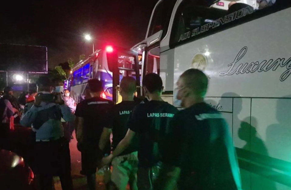 Lapas Nusakambangan Cilacap Dipilih Lagi Jadi Tempat Tujuan 58 Napi Berbahaya, Brimob Polda Banten Kawal Ketat