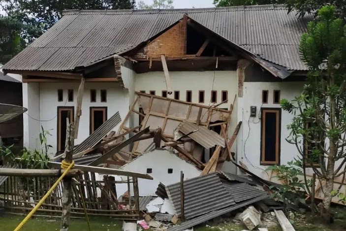 Gempa di Sumur Banten, 1.100 Rumah di Pandeglang Rusak