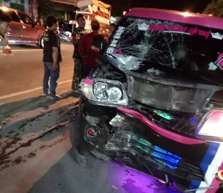 Kecelakaan Minibus VS Motor di Jalan Raya Ajibarang - Wangon, 1 Orang Meninggal