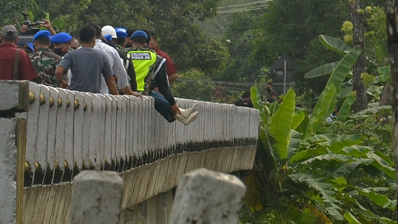 Dua Sejoli Dilempar ke Sungai, Rekonstruksi Korban Laka di Nagreg
