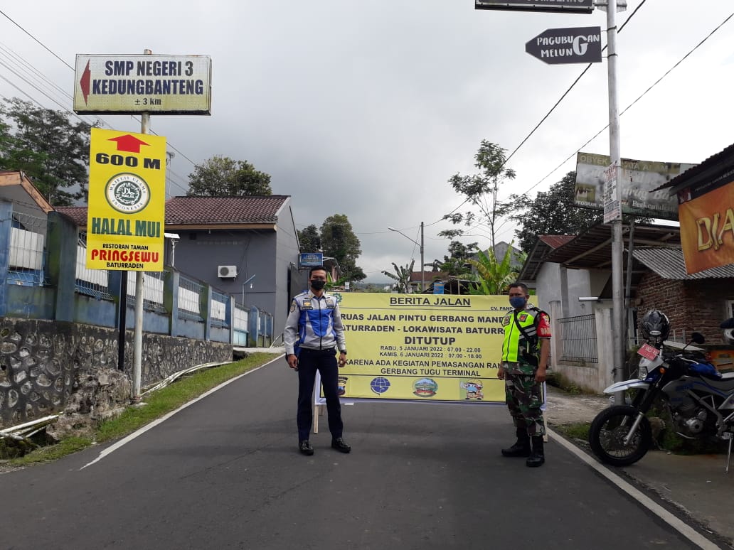 Berikut Ruas Jalan yang Ditutup ke Lokawisata Baturraden, Arus Lalu Lintas Dialihkan dari Arah Kemutug